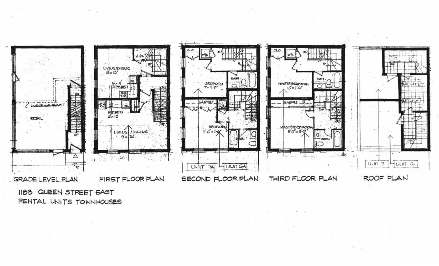 1183 Queen St East - Unit Plans