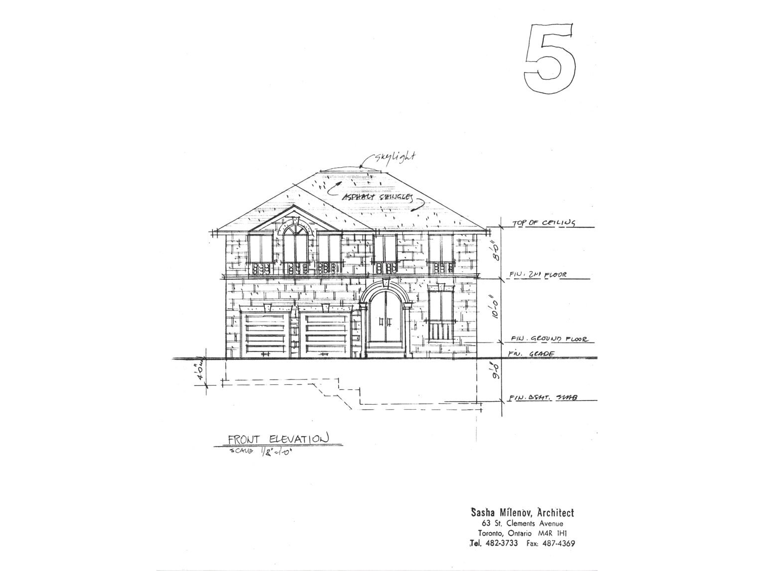 Misc Project front elevation
