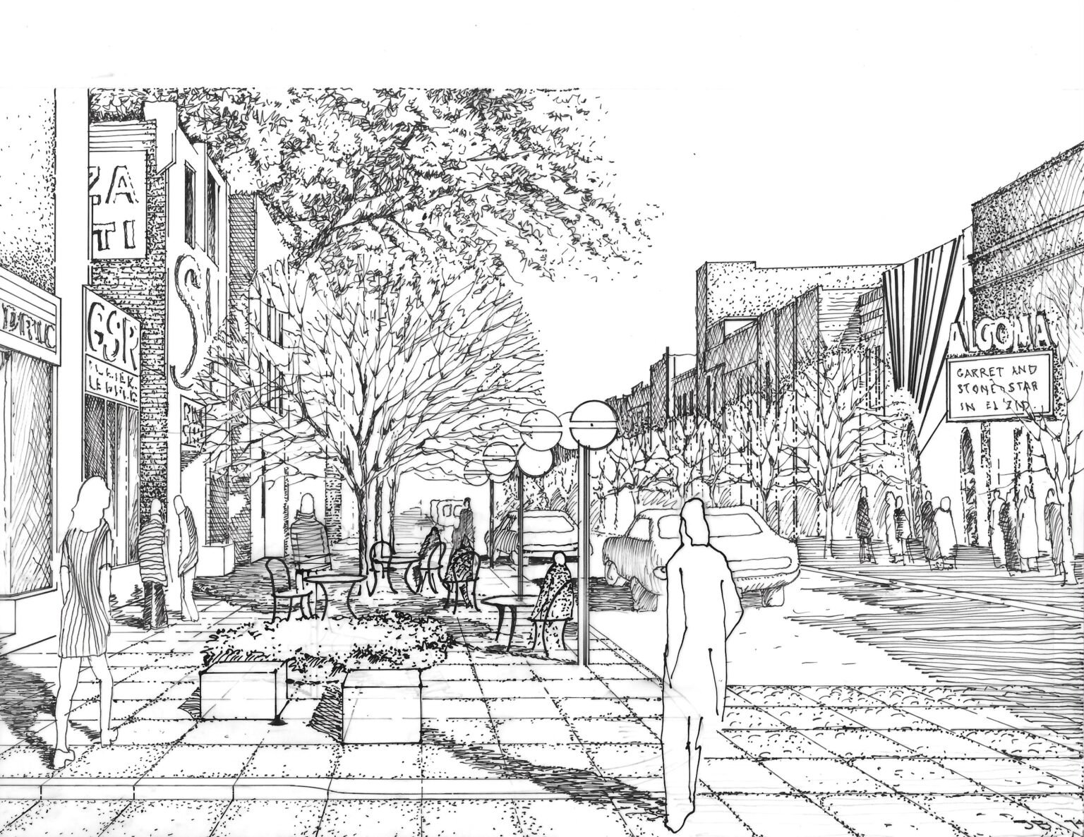 Queen street mall perspective